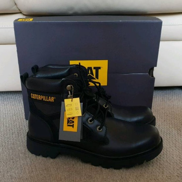 caterpillar stickshift boots black
